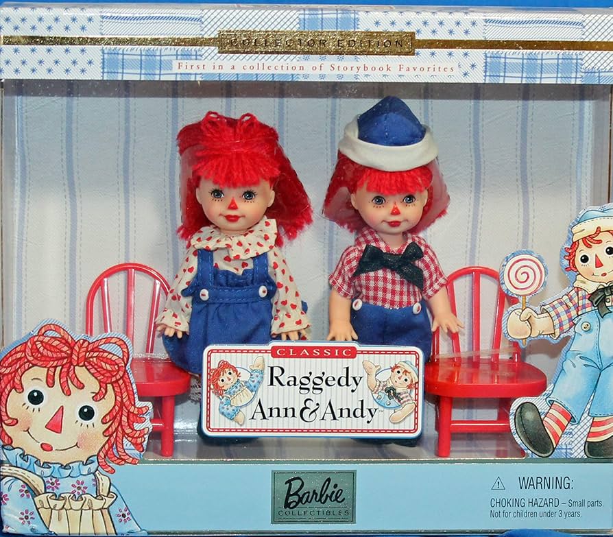 Barbie Raggedy Ann & Andy Tommy & Kelly Storybook